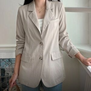 Women Tan Blazer size M